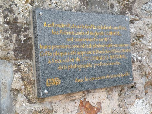  plaque commémorative¤expérimentation des frères Lumière